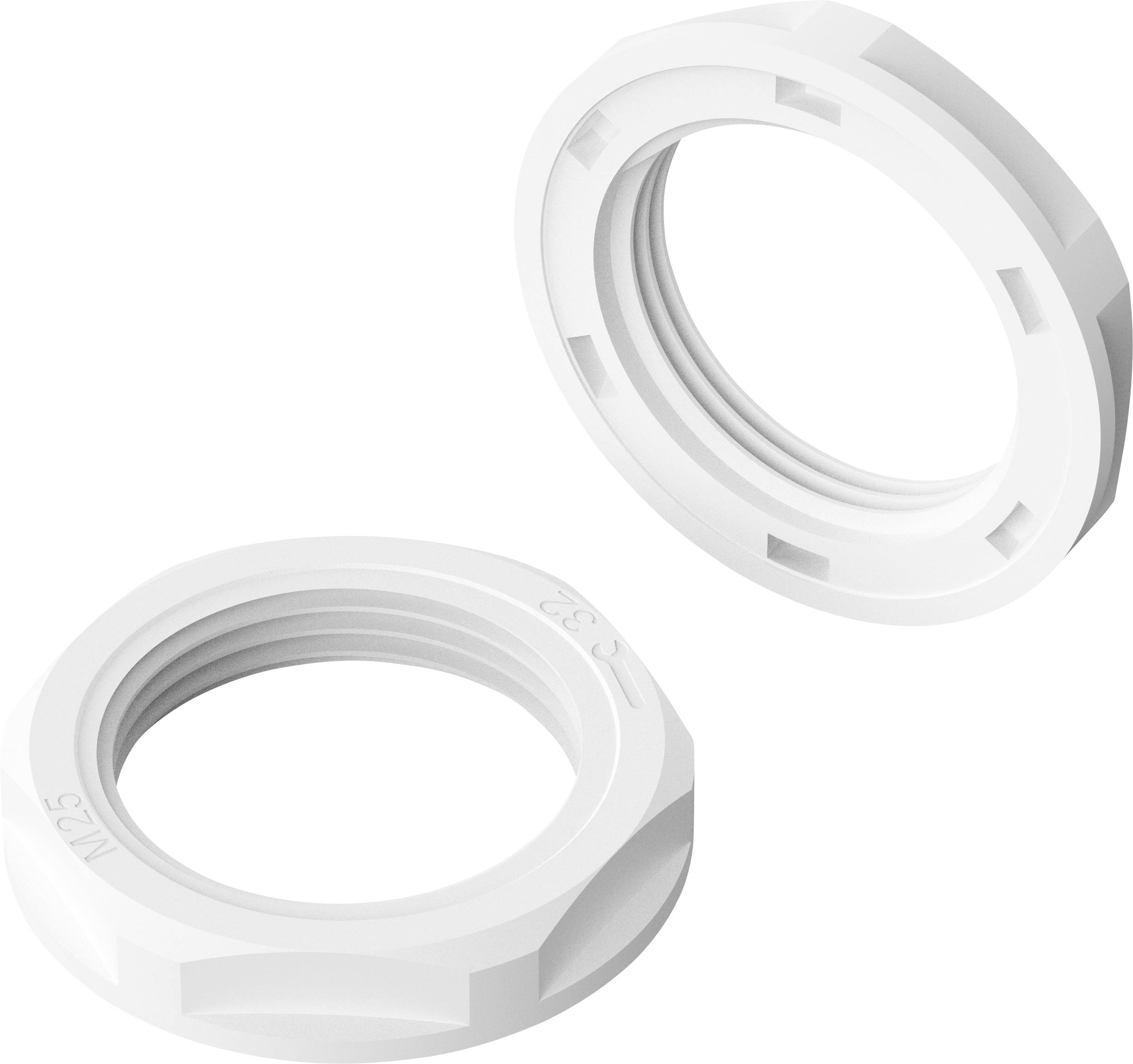 Bopla 52090319 Controdado M25 x 1.5 M25 x 1.5 Poliammide Bianco 1 pz.