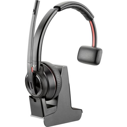 HP Poly Poly DECT Headset Savi 8210 UC monaural On Ear Headset Schwarz