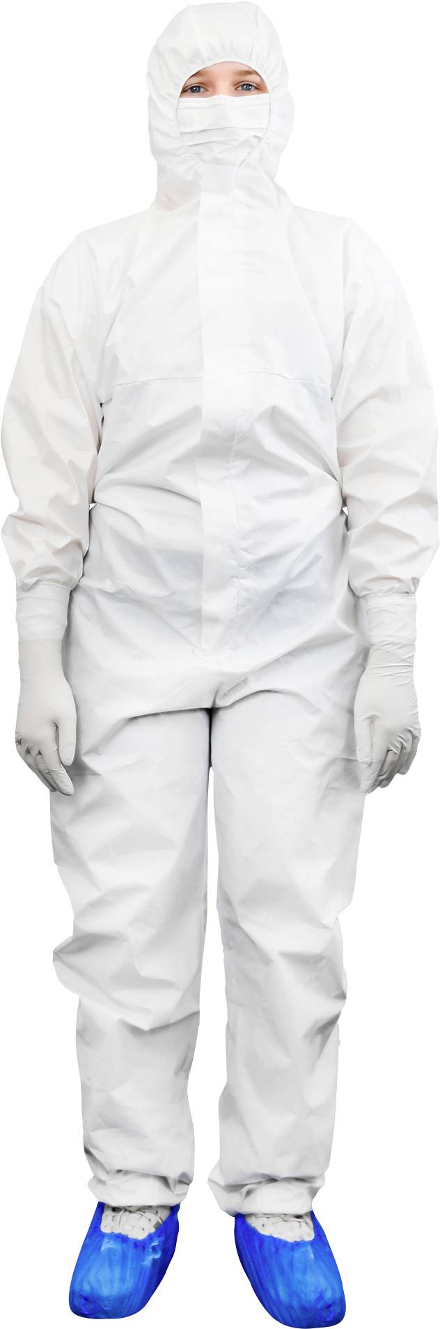Antistat 600-5008E Antistatische Einwegoveralls Kleider-Größe: L Weiß
