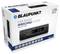 Verpackung des Blaupunkt Car Radio Hirschau 1119 BT zeigt Funktionen wie RDS, Bluetooth, USB. Bild des Radios mit Display auf der Vorderseite.