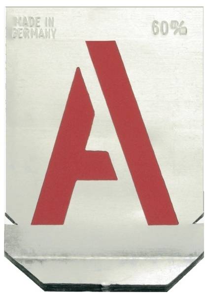 Alarm Werkzeuge 56036888 Buchstaben-Schablonen-0