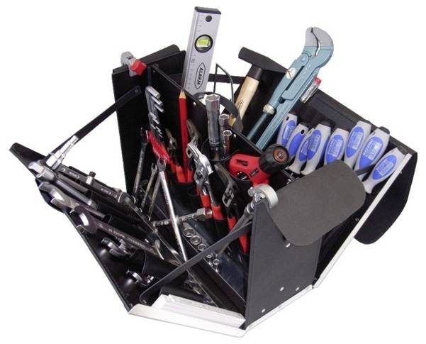 Alarm Werkzeuge 56077140 Werkzeugtasche bestückt (L x B x H) 430 x 200 x 355 mm-0