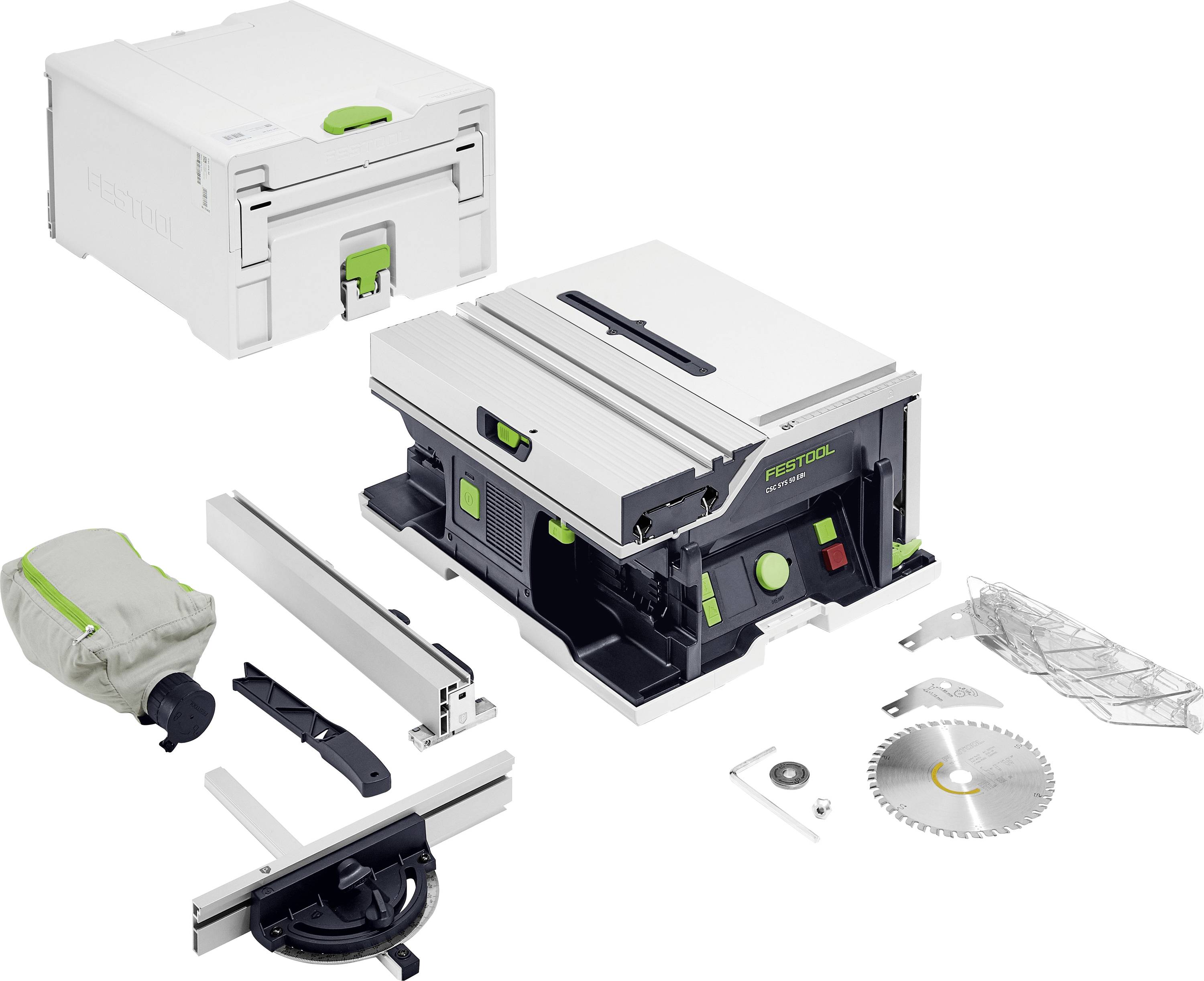 Festool CSC SYS 50 EB-Basic Batteridriven bordscirkelsåg 168 mm 20 mm