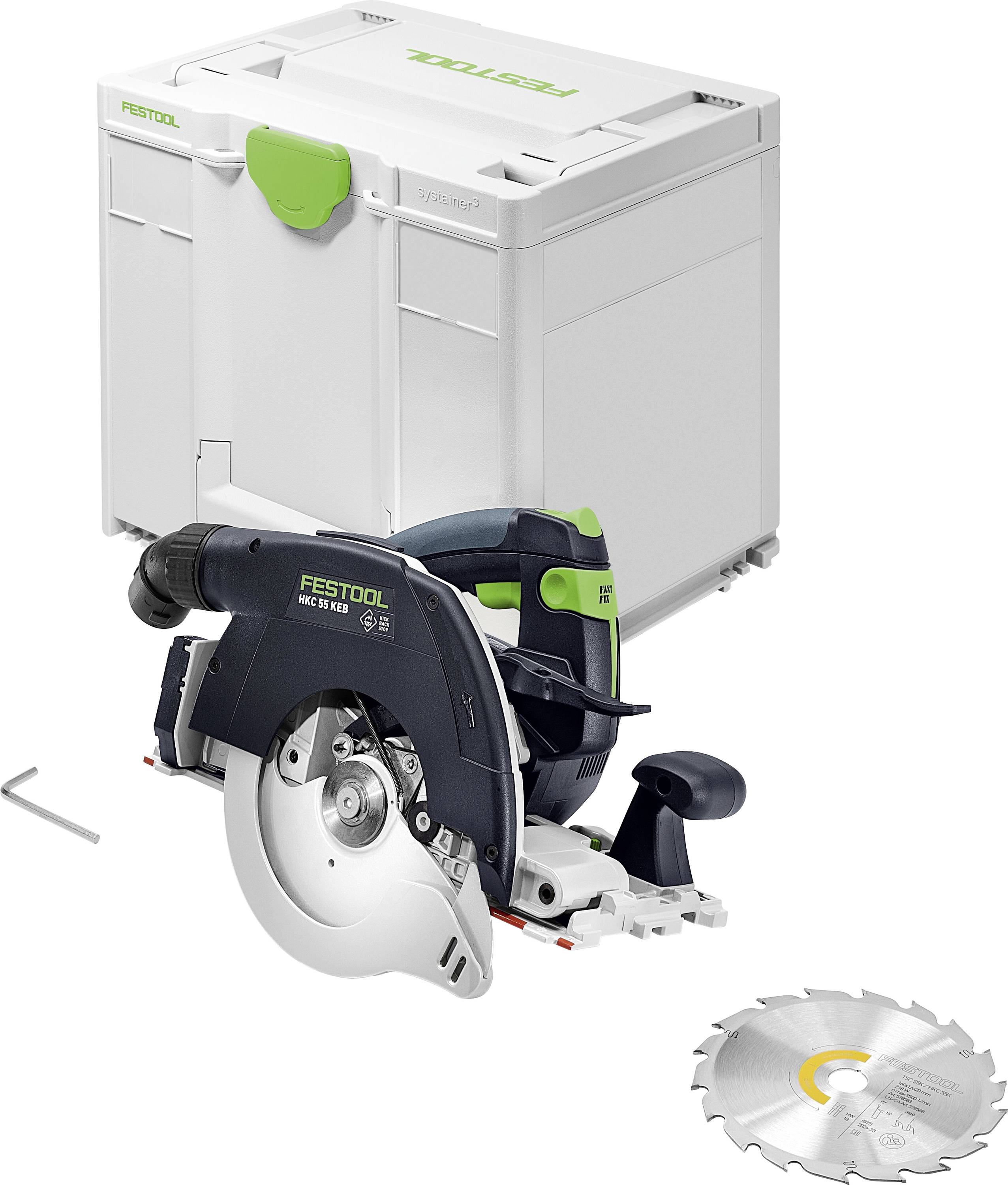 Festool HKC 55 KEB-Basic Cirkelsåg batteridriven 160.00 mm 18 V
