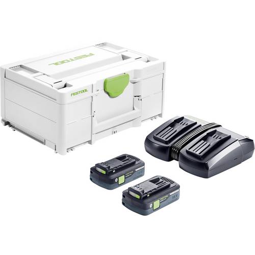 Festool SYS 18V 2x4,0/TCL 6 DUO Energie-Set 577109 inkl. 2. Akku, inkl. Ladegerät