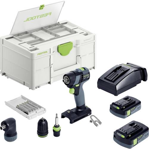 Thumbnail - Festool TXS 18 C 3,0-Set 576896 Akku-Bohrschrauber 18 V 3.00 Ah inkl. Akku, inkl. Ladegerät