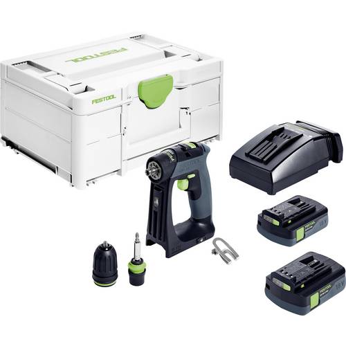 Thumbnail - Festool CXS 18 C 3,0-Plus 576883 Akku-Bohrschrauber 18 V 3.00 Ah inkl. Akku, inkl. Ladegerät