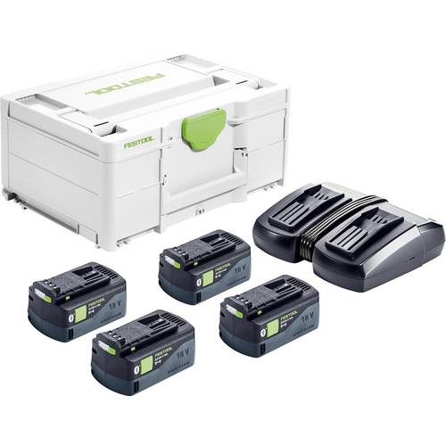 Thumbnail - Festool SYS 18V 4x5,0/TCL 6 DUO Energie-Set 577709 inkl. 4. Akku, inkl. Ladegerät