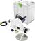 Festool Tauchsäge TS 55 mit Zubehör, einschließlich Kreissägeblatt und Systainer Transportkoffer, entwickelt für präzise Schneidaufgaben.