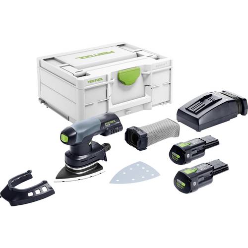 Thumbnail - Festool DTSC 400 3,0 I-Plus 577508 Akku-Deltaschleifer inkl. Akku, inkl. Ladegerät 18 V 3.00 Ah 100 x 150 mm