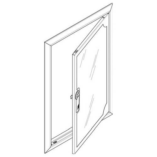 ABN GBRU24TS Blendenrahmen 1 St.