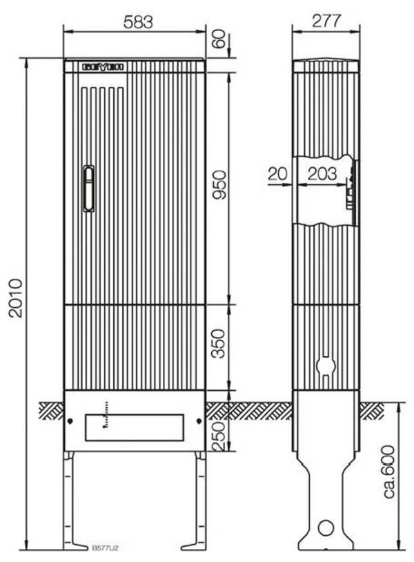 ABN SL205P SL205P Anschlusssäule Inhalt 1 St.