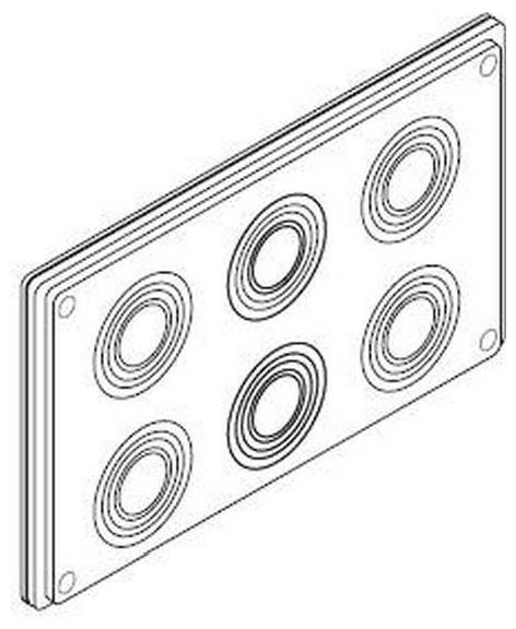 ABN ABNRY06021 Leitungseinführungsplatte 1 St.