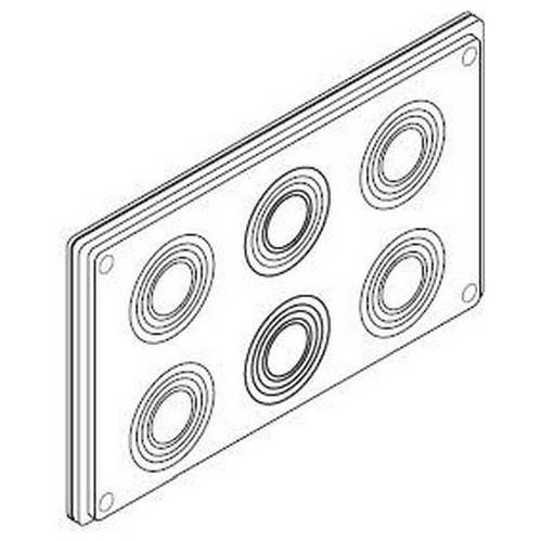 ABN ABNRY06021 Leitungseinführungsplatte 1 St.