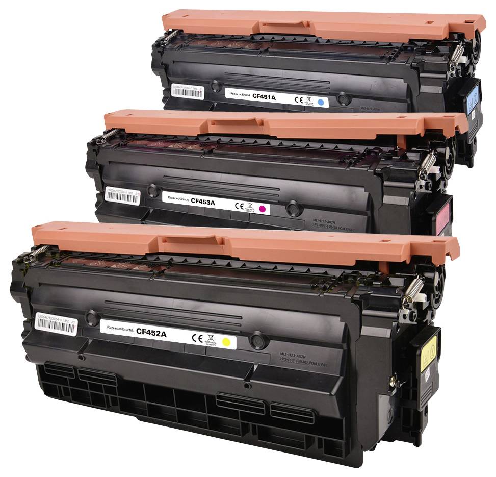 Renkforce Toner ersetzt HP 201X, CF253XM Kompatibel Kombi-Pack Cyan, Magenta, Gelb 2300 Seiten RF-Toner-HP201XDCMY RF-69...