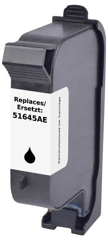 Renkforce Druckerpatrone ersetzt HP 45, 51645AE Kompatibel Schwarz RF-I-HP45BK RF-6922906
