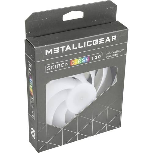 Phanteks MG Skiron DRGB PC-Gehäuse-Lüfter Schottermatte, grau (B x H x T) 120 x 25 x 120 mm