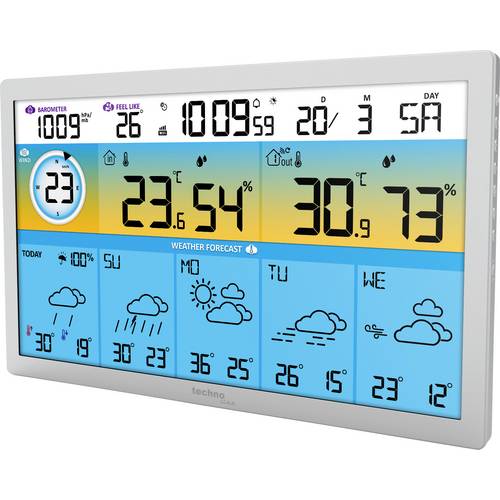Techno Line WD2500 WD2500 Funk-Wetterstation Anzahl Sensoren max. 3