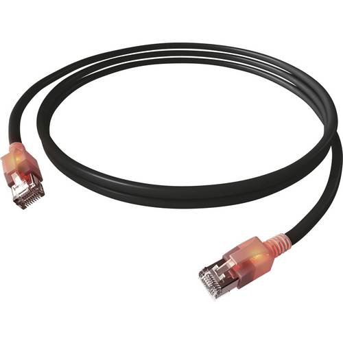 Thumbnail - EasyLan DualBoot LED Patchkabel RJ45 S/FTP Cat.6A (Class EA), mit saCon Stecker, LSOH, schwarz, 7 m