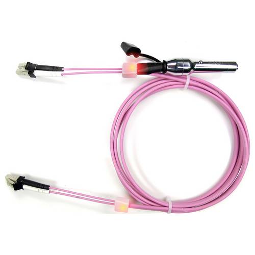 EasyLan LWL-LED-Patchkabel duplex 50/125µm OM4, LC/LC, violett, 7,5 m