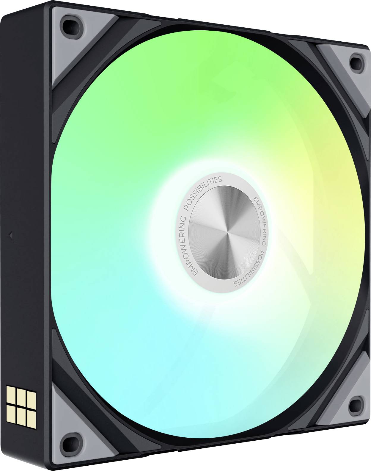 TRYX ROTA SL ARGB PC-Gehäuse-Lüfter Schwarz (B x H x T) 120 x 25 x 120 mm