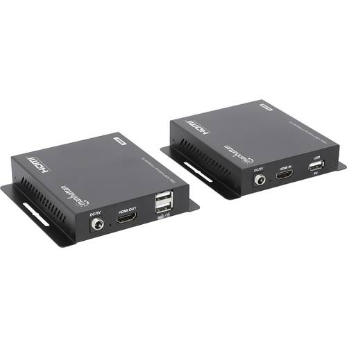 Manhattan HDMI® KVM Extender über Netzwerkkabel RJ45 120 m