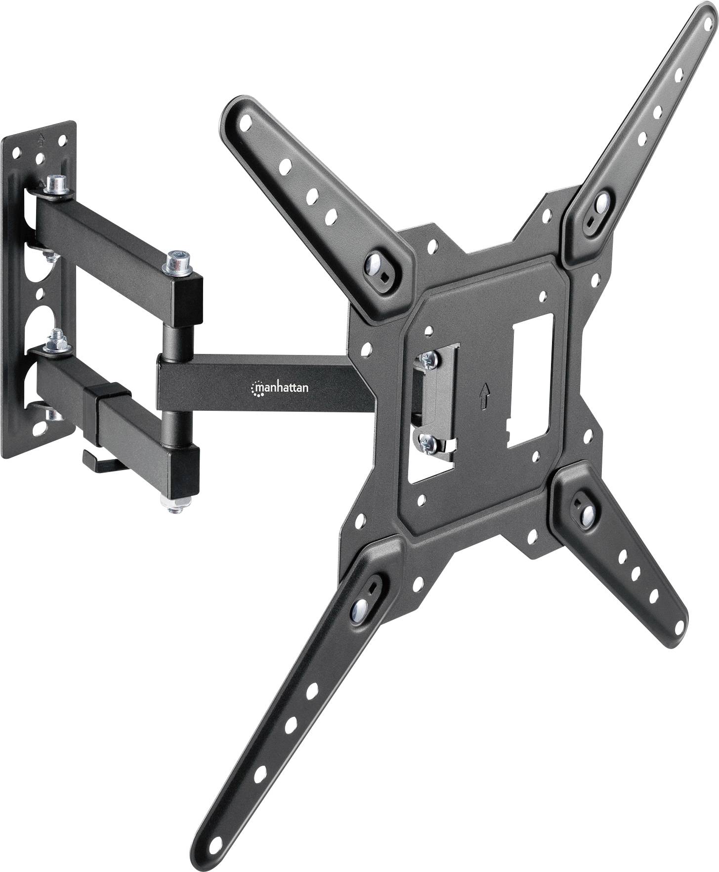 Manhattan TV-Wandhalterung 58,4 cm (23) - 127,0 cm (50) Neigbar, Schwenkbar Für Ecken-Montage, Geeignet für Curved-TVs