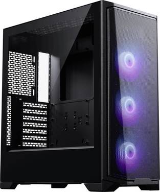 Phanteks Eclipse G370A Gehäuse, Gaming-Gehäuse, PC-Gehäuse Schwarz