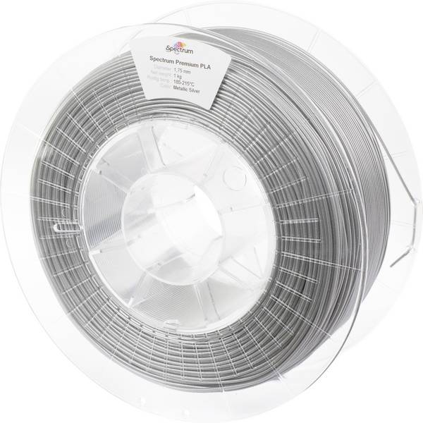 Spectrum Filaments 80176 PLA Glitter Filament PLA Glitter verzugsfrei 1.75 mm 1000 g Silber (metallic), Silber  1 St.