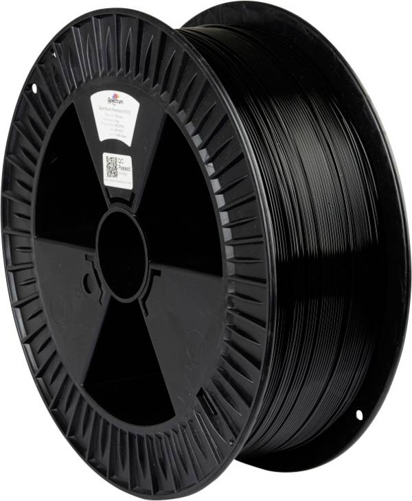 Spectrum Filaments 80160 PET-G Premium Filament PETG chemisch beständig 1.75 mm 2000 g Deep Black, Schwarz  1 St.