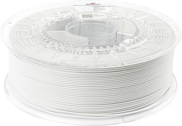 Spectrum Filaments 81545 PETG Premium High Speed Filament PETG Highspeed Filament, chemisch beständig 1.75 mm 1000 g Light Grey, Grau  1 St.