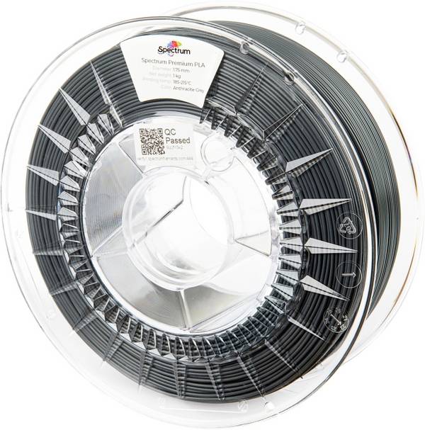 Spectrum Filaments 80690 PLA Premium Filament PLA hohe Zugfestigkeit 1.75 mm 1000 g anthracite grey  1 St.