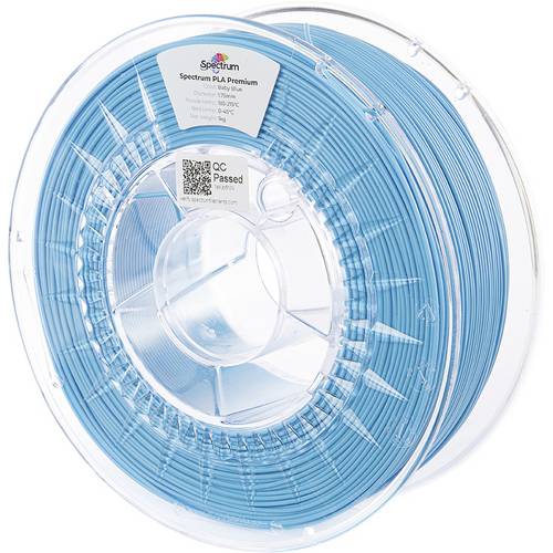 Spectrum Filaments 80847 PLA Premium Filament PLA hohe Zugfestigkeit 1.75 mm 1000 g baby blue, Blau 1 St.