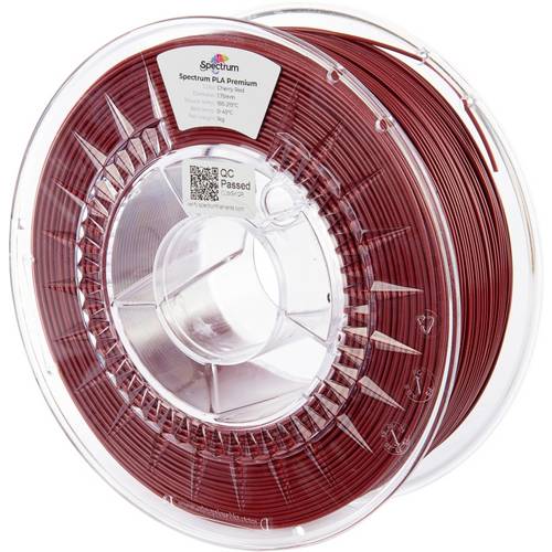 Spectrum Filaments 80844 PLA Premium Filament PLA hohe Zugfestigkeit 1.75 mm 1000 g cherry red, Rot 1 St.
