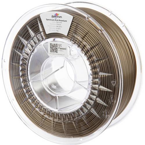 Spectrum Filaments 80850 PLA Premium Filament PLA hohe Zugfestigkeit 1.75 mm 1000 g old gold, Gold 1 St.