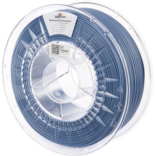 Spectrum Filaments 80837 PLA Premium Filament PLA hohe Zugfestigkeit 1.75 mm 1000 g pigeon blue, Blau 1 St.
