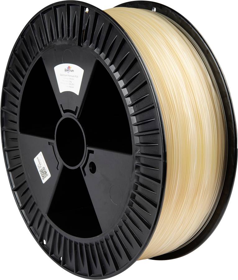 Spectrum Filaments 80124 PLA Premium Filament PLA kunststof Hoge treksterkte 1.75 mm 2000 g Naturel, Natuur 1 stuk(s)