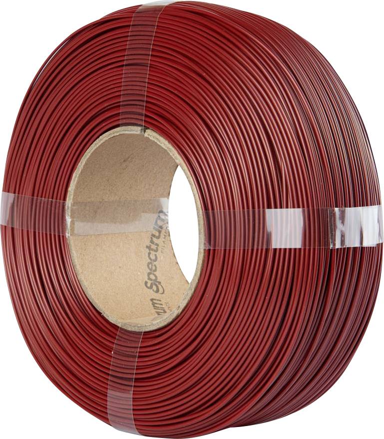Spectrum Filaments 81267 ReFill Premium PLA High Speed Filament PLA kunststof Highspeed filament, Hoge stijfheid, Hoge treksterkte 1.75 mm 1000 g Crimson Red,