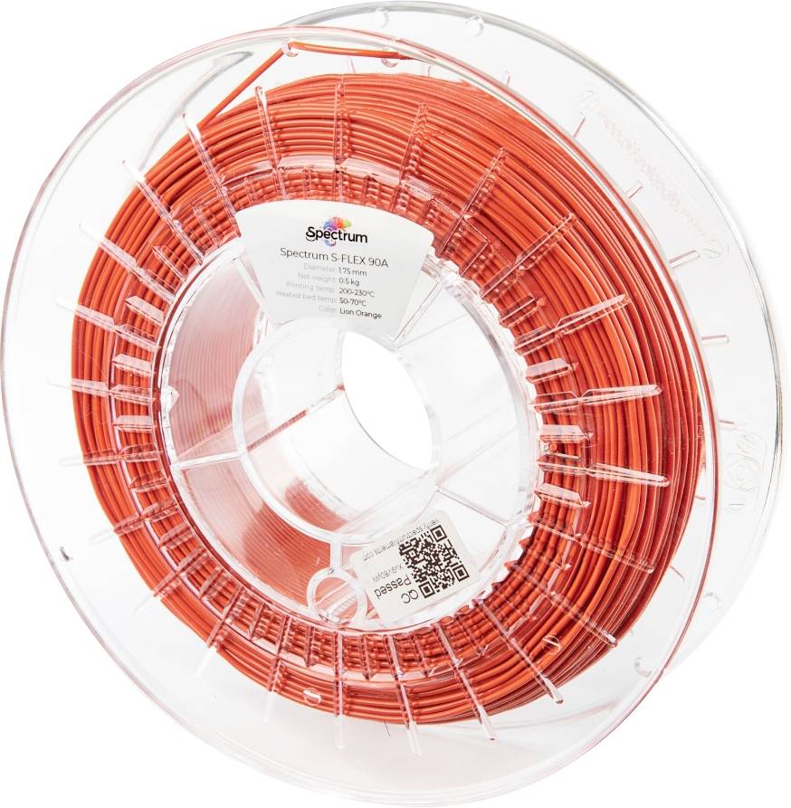 Spectrum Filaments 80258 S-Flex 90A Filament Flexibles Filament flexibel, chemisch beständig, verzugsfrei 1.75 mm 500 g ...