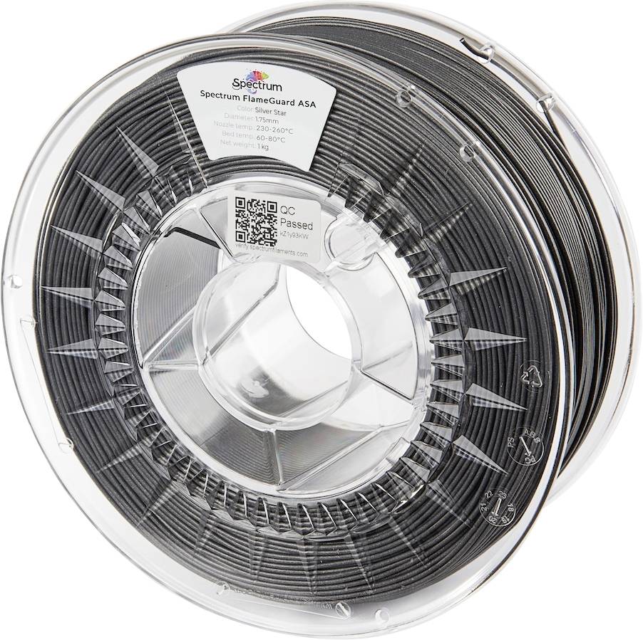Spectrum Filaments 81446 FlameGuard ASA 275 Filament ASA flammhemmend, hitzebeständig, UV-beständig, witterungsbeständig...