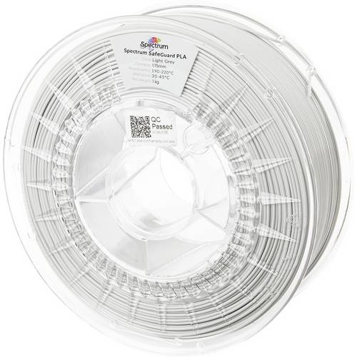 Spectrum Filaments 81557 Safeguard PLA Filament PLA antibakteriell 1.75 mm 1000 g Light Grey, Grau 1 St.