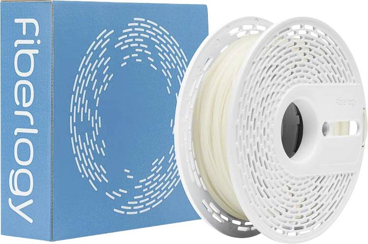 Fiberlogy PA12-15GF-NATURAL-175-050 NYLON PA12+GF Filament PA12 GF Glasvezelversterkt, Slagvast, Chemisch bestendig, Hittebestendig 1.75 mm 500 g Naturel 1