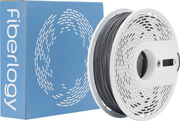 Fiberlogy F40-GRAPHITE-175-085 FiberFlex 40D Filament Flexibles Filament flexibel, schlagfest, chemisch beständig 1.75 mm 850 g Graphite, Grau  1 St.