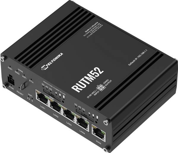 Teltonika RUTM52 Router Integriertes Modem: 5G