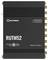 Teltonika RUTM52 Modem, schwarzes Gehäuse, mehrere Antennenanschlüsse an den Seiten; Standard-IP '192.168.1.1', hergestellt in Litauen von Teltonika Networks UAB.