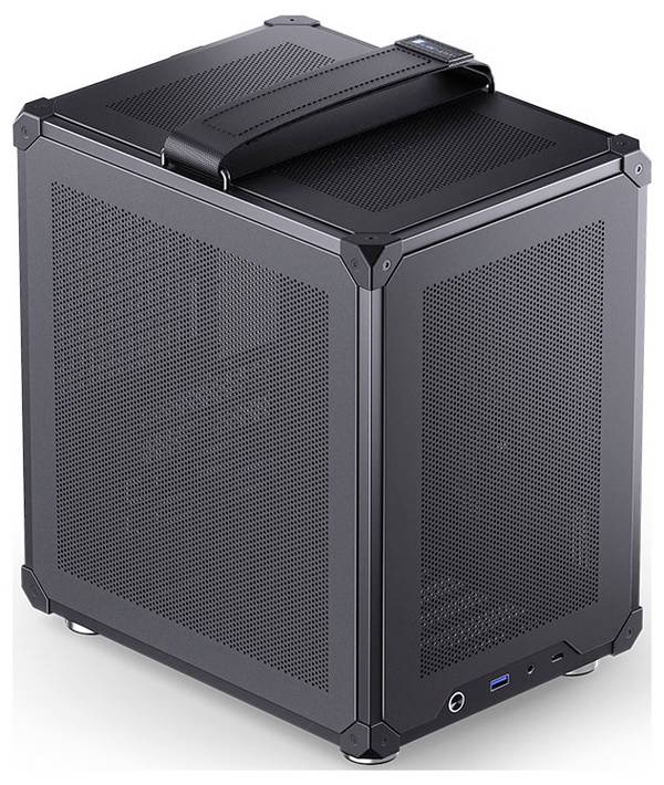 Jonsbo C6 Mini-Tower Gehäuse, PC-Gehäuse, Gaming-Gehäuse  Schwarz
