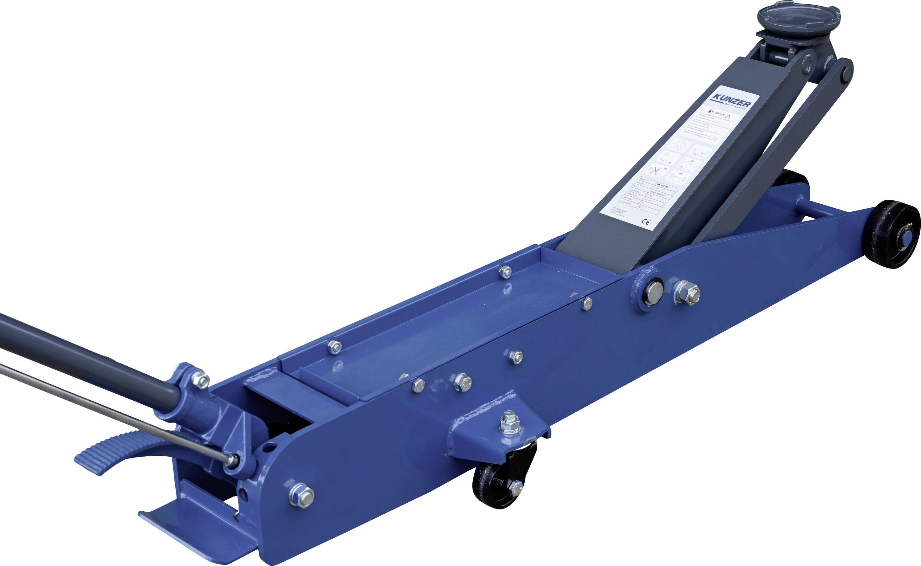 Kunzer Verrijdbare autokrik 5000 kg Werkhoogte: 150 - 685 mm