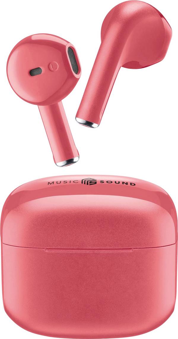 Cellularline   In Ear Headset Bluetooth®, Kabellos  Pink  Ladecase Handy