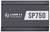 Eine schwarze rechteckige elektronische Komponente mit dem Text 'LIAN LI' und 'SP750' darauf, mit einem Logo und dem Schriftzug 'Feel the difference'.