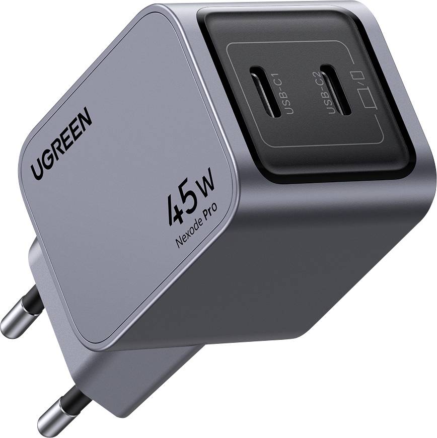 UGREEN Nexode Pro Ladeadapter 45 W USB-C® Buchse, USB-C® Buchse Grau Innenbereich